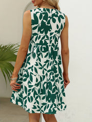 Tiered Dress Sleeveless Casual Dress For Summer & Spring Women's Clothing