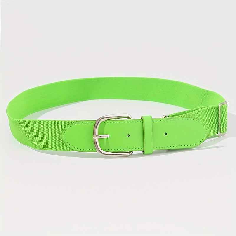 Men's Baseball Belt - Adjustable Elastic Waistband for Comfort