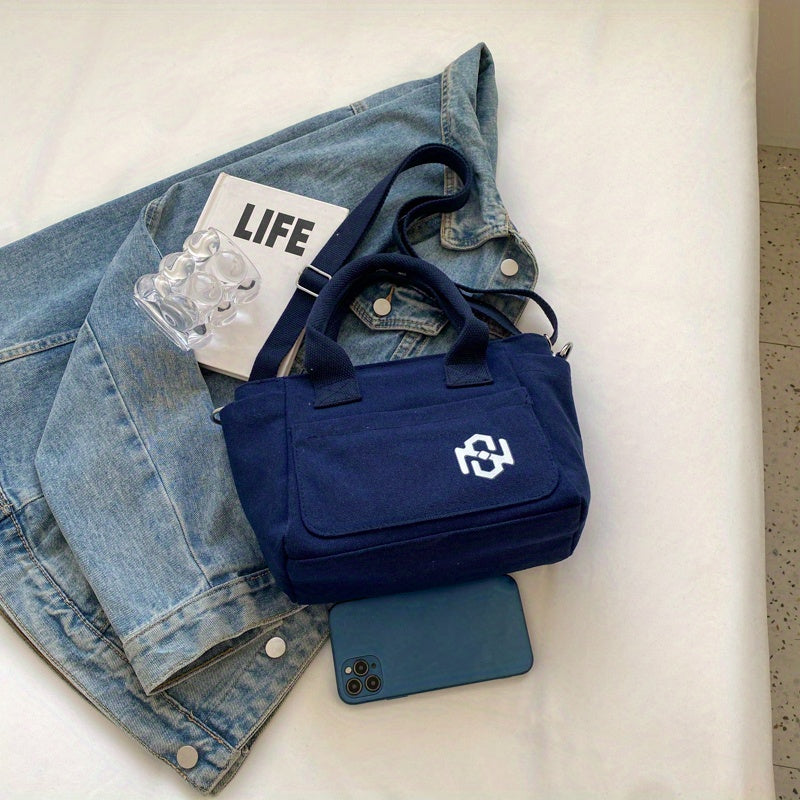 Vintage Crossbody Tote Bag Retro Top Handle Satchel Women's Casual Handbag