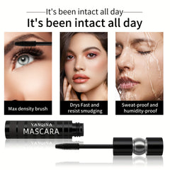 Waterproof Volumizing Mascara Long Lasting SmudgeProof Curly Holding Eyelashes