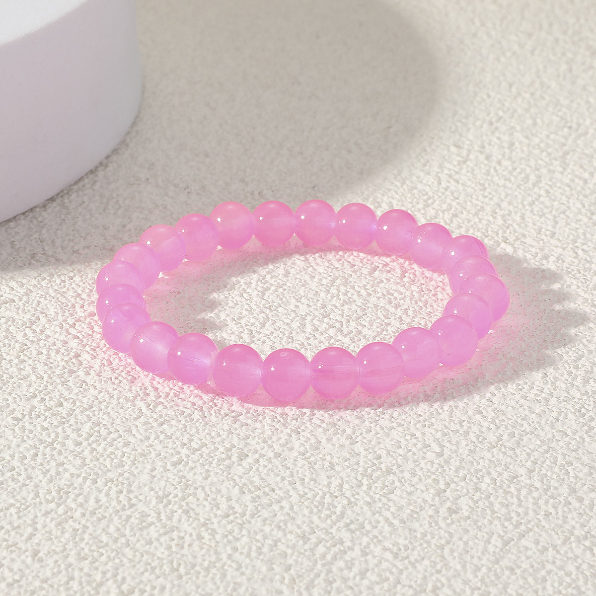 Colorful Hand String Elastic Beaded Women's Bracelet