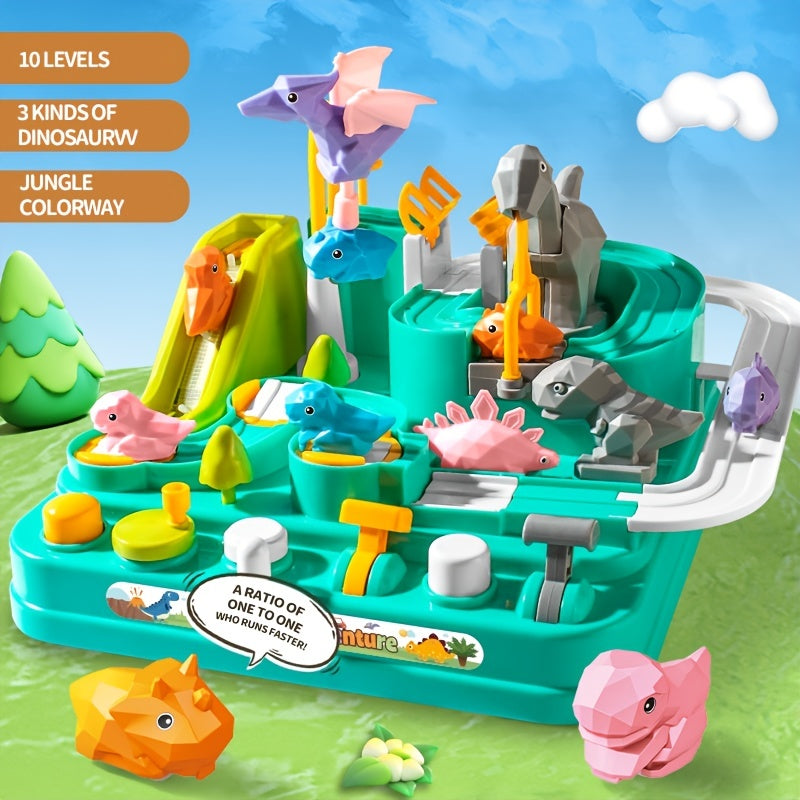 Dinosaur Track Toys Kids Race Tracks For Boys Car Adventure Toys