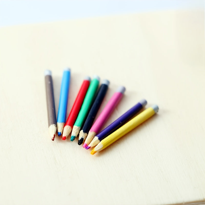 Dollhouse Pencils Mixed Assorted Sizes Decorative Micro Scale Stationery Props