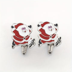 Boy's Christmas Santa Claus Cufflinks - Cuff Nails