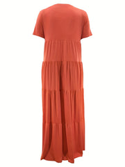  Women's High Stretch Smock Dress