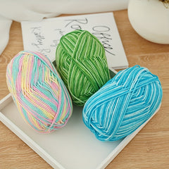 Gradient Milk Cotton Yarn for DIY Sweater Crafts