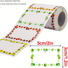 250pcs Food Storage Date Labels Blank Writable Kitchen Classification Label
