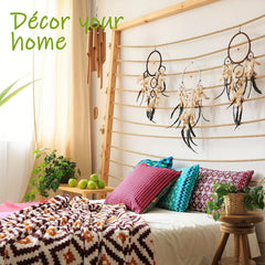 2pcs Metal Dream Catcher Steel Craft Floral Hoop - Three Sizes