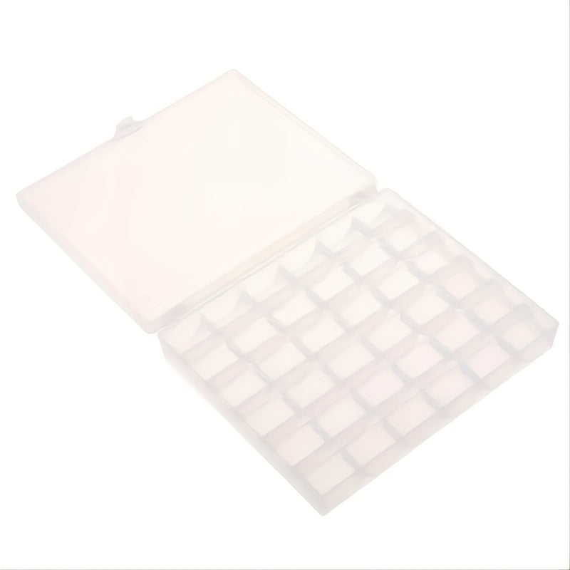 36 Grids Plastic Bobbin Organizer Case Sewing Storage Box