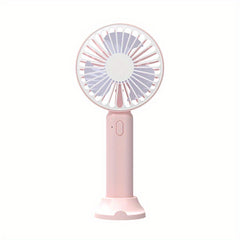 Handheld Small Fan Silent Desktop With Mobile Phone Holder Fan