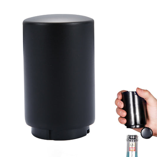 Automatic Beer Bottle Opener Push Down Stainless Steel Magnet Catching
