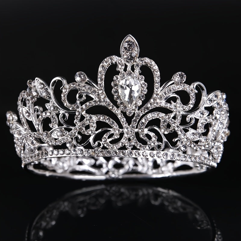 Crystal Rhinestone Wedding Tiaras Bridal Hair Accessories Crown