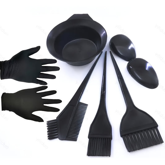 8-Piece Hair Coloring Kit for Normal Hair with Salon Dye Application Tools