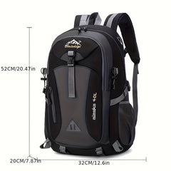 Men's Waterproof Nylon Backpack for Outdoor Travel