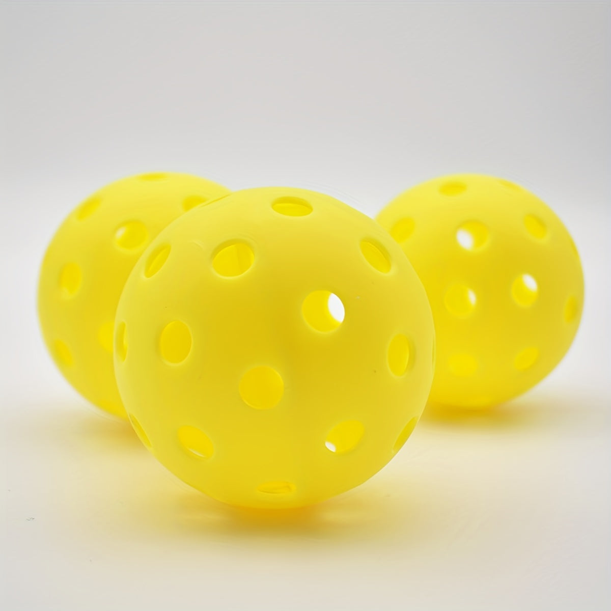 3pcs Lemon Yellow Pickle Ball for Competition