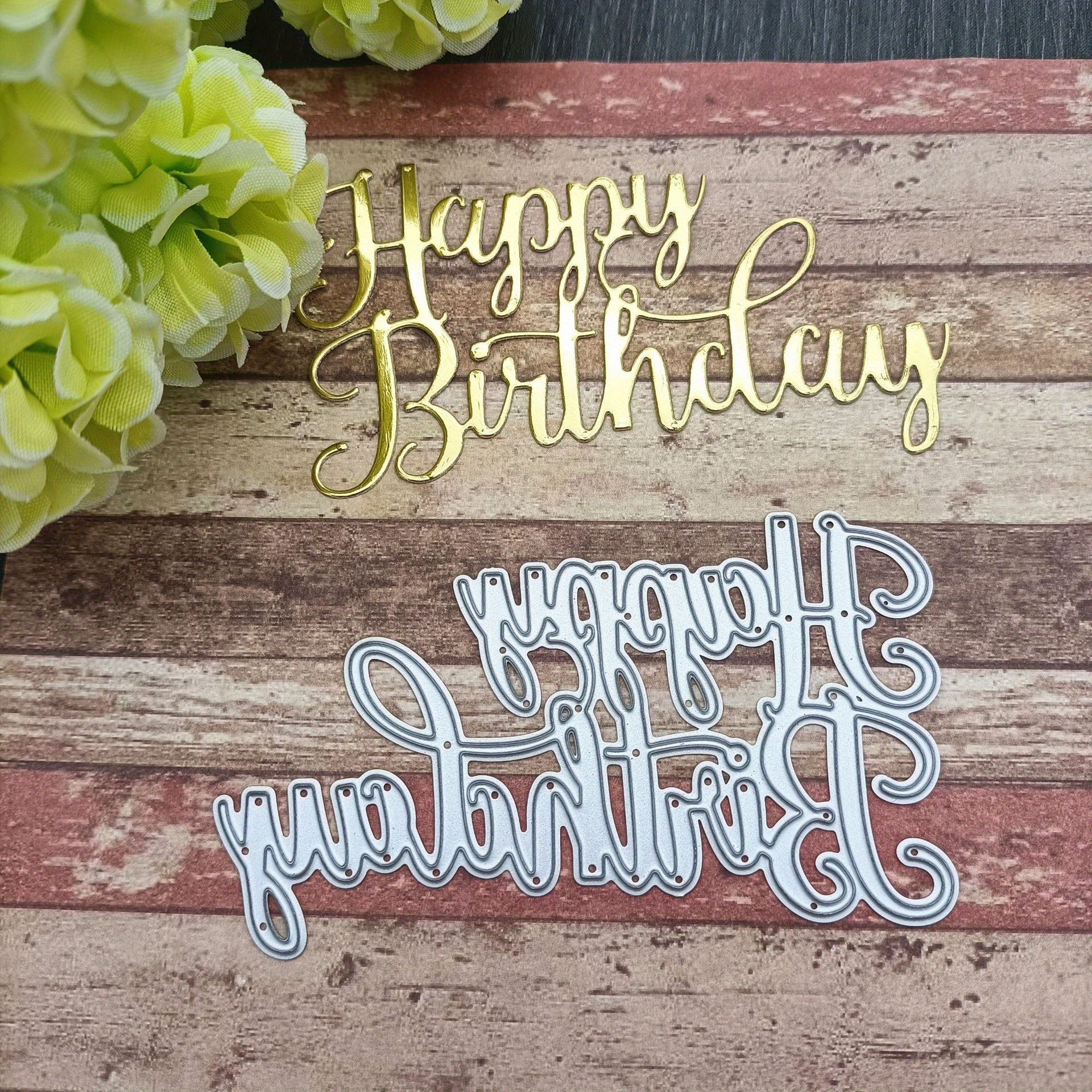 1pc Birthday Candle Metal Cutting Dies for DIY Card Making