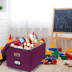 File Storage Box With Handles Portable Basket For Toys Documents Certificates