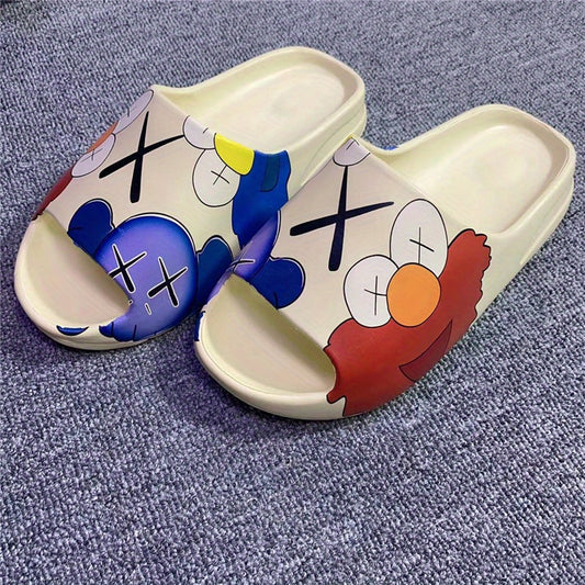 Women's Cartoon Pillow Slides Soft Quick Drying Non Slip Wear resistant Shoes