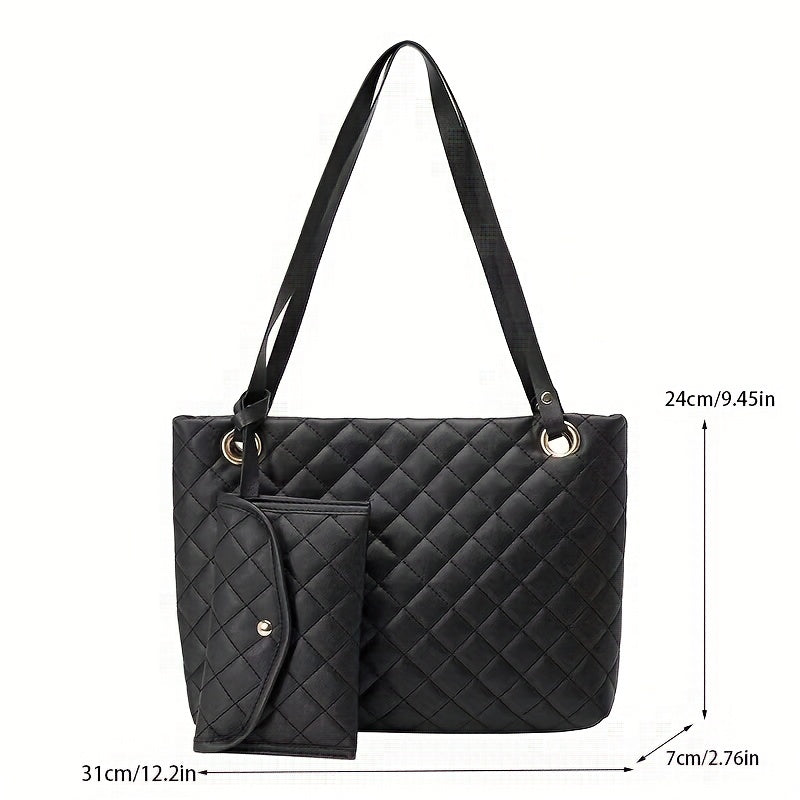 Minimalist Tote Bag Set All Match Shoulder Bag With Purse