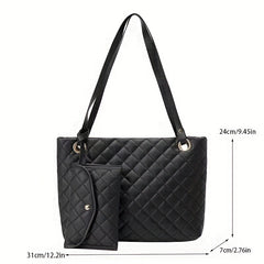 Minimalist Tote Bag Set All Match Shoulder Bag With Purse