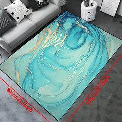 Waterproof Marbling Rug for Home Decor