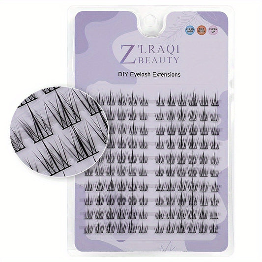 Sunflower Wheat Style False Eyelashes Set 10 Rows Easy to Use
