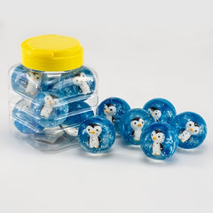 6pcs Funny Toy Balls 43mm Mixed Bouncy Ball for Children