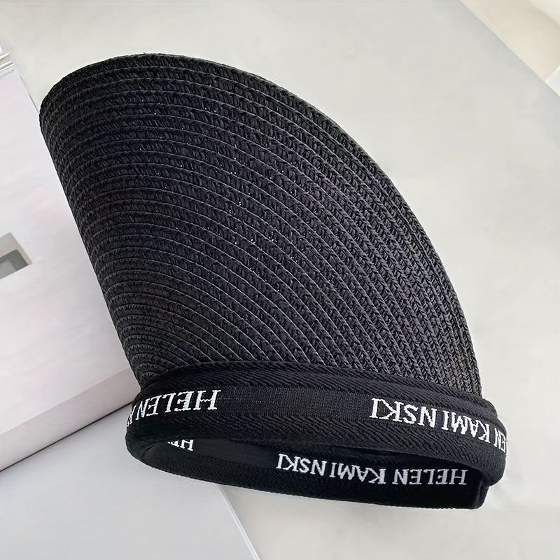 Straw Empty Top Hat Sun Hat For Women Men