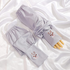 Cartoon Bunny Ice Sleeves UV Protection Gloves