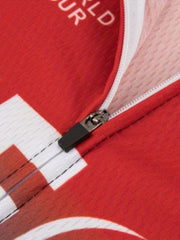 Stylish Gradient Cycling Jersey with Rear Pocket for Men & Women