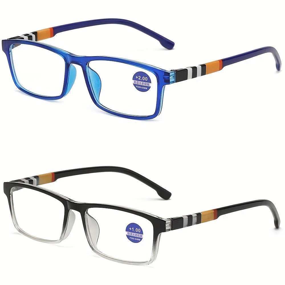 Men's Anti Light Glasses Spring Leg HD Glasses For Elders