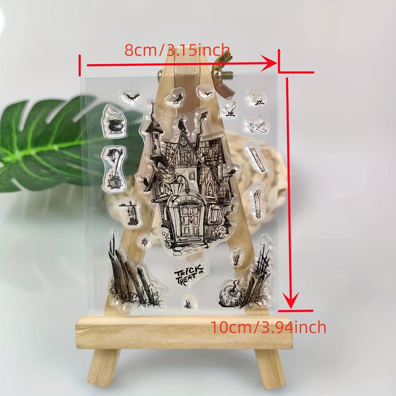 Halloween Stencils Scrapbooking Craft Embossing Transparent Stamps