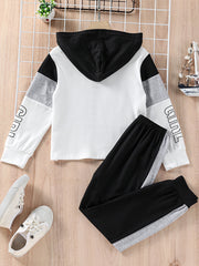 Girls Butterfly Hoodie & Pants Set Casual Outfits Kids Clothing