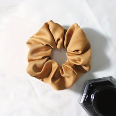 9pcs Silky Scrunchies Hair Tie Soft Hair Ring For Ponytail