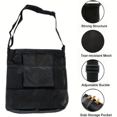 1pc Mushroom Foraging Bag Collapsible Handy Mesh Bag Camping Supplies