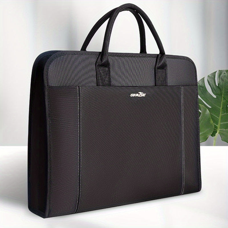 Men's Canvas Briefcase Office File Bag Laptop Business Bag