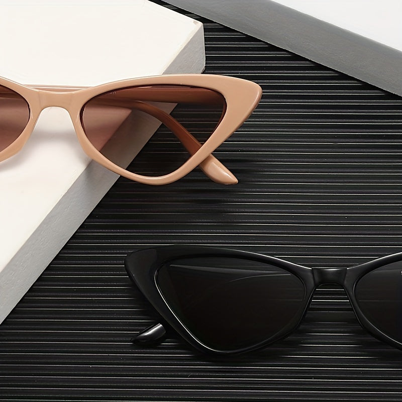 Y2K Cat Eye Sunglasses UV400 Sun Shades Glasses for Beach