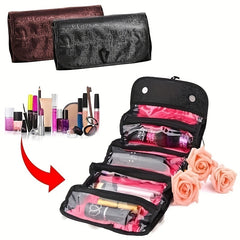 Large Capacity Travel Cosmetic Bag Storage Box Portable Organizer