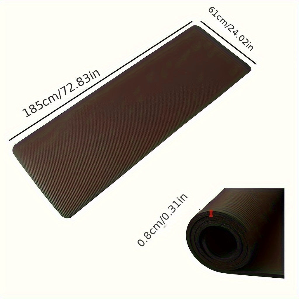 Non Slip Moisture Resistant Yoga Mat for Pilates and Yoga