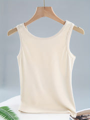 Women's Thermal Crew Neck Sleeveless Top Soft & Comfortable