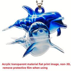 Creative Peace Dolphin Car Pendant Interior Decoration