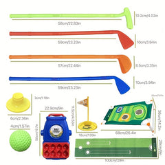 Toddler Golf Set Upgraded Children's Golf Cart Toy Set