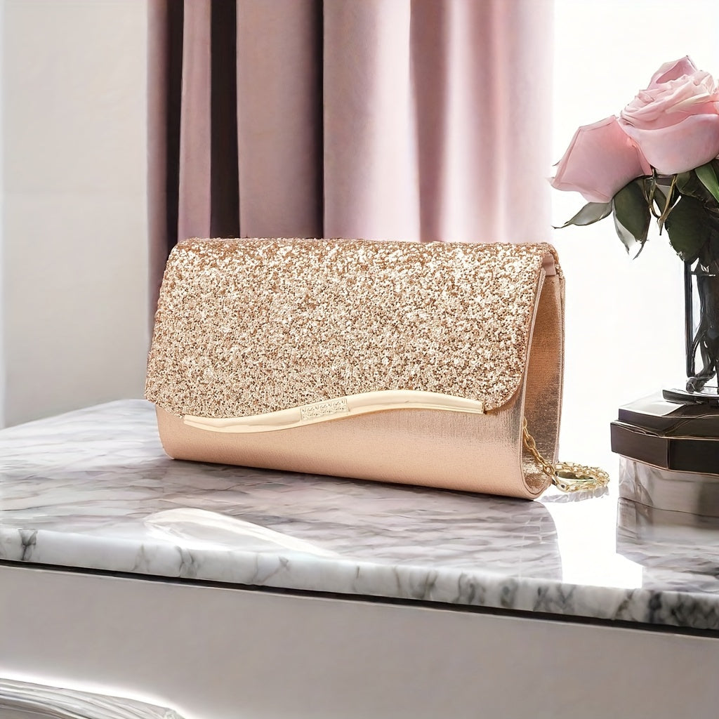 Crystal Clutch Bag Evening Purse with Sparkling Embellishments