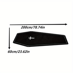 Halloween Coffin Rug Soft Modern Decoration