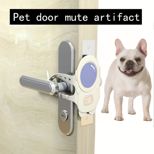 Pet Astronaut Shape Dog Door Silent Safety Lock Sticker