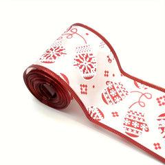 Holiday Christmas Trees Wrapping Ribbon Satin Ribbons Xmas