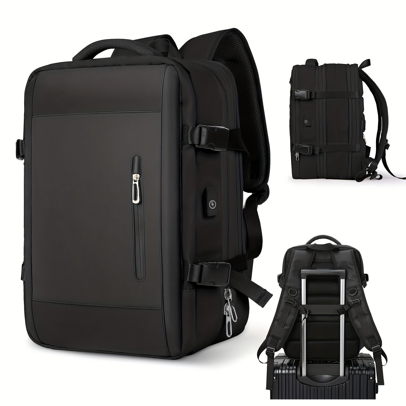 Compartment Travel Backpack Business Trip Luggage Bag Large Capacity