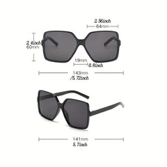 Men's Polarized Square Sunglasses Vintage UV Protection Glasses
