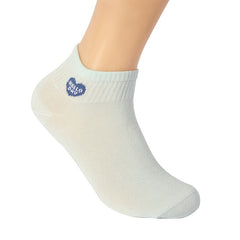 5 Pairs Heart Print Socks Women's Short Stockings