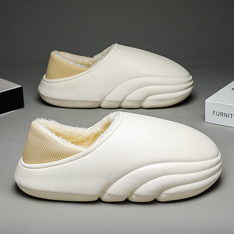 Men's Thickened Warm Cotton Home Slippers